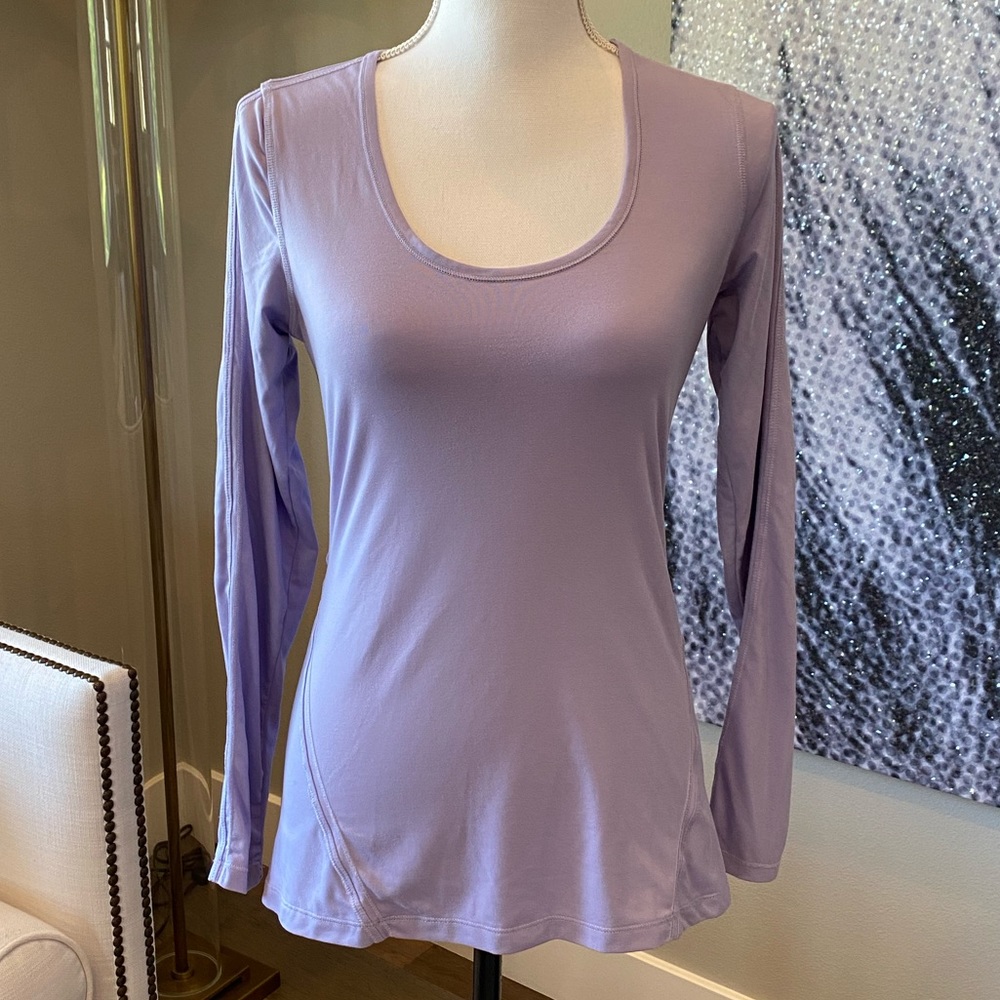 Lavendar long sleeve top